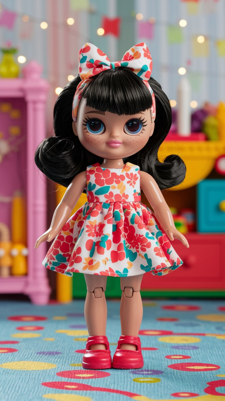 Styling Ideas for Red Doll Shoes Outfit outfit idea