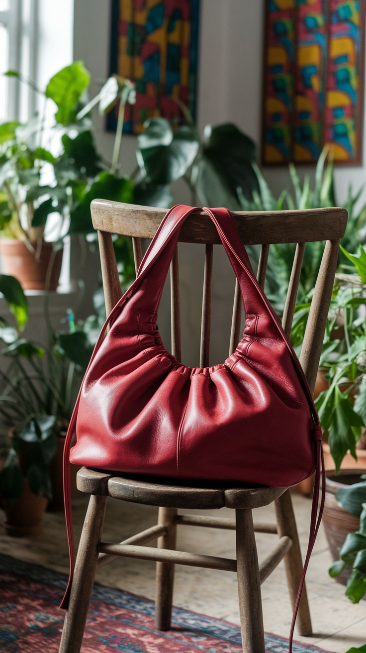 Styling Tips for Your Red Slouchy Bag This Season outfit idea