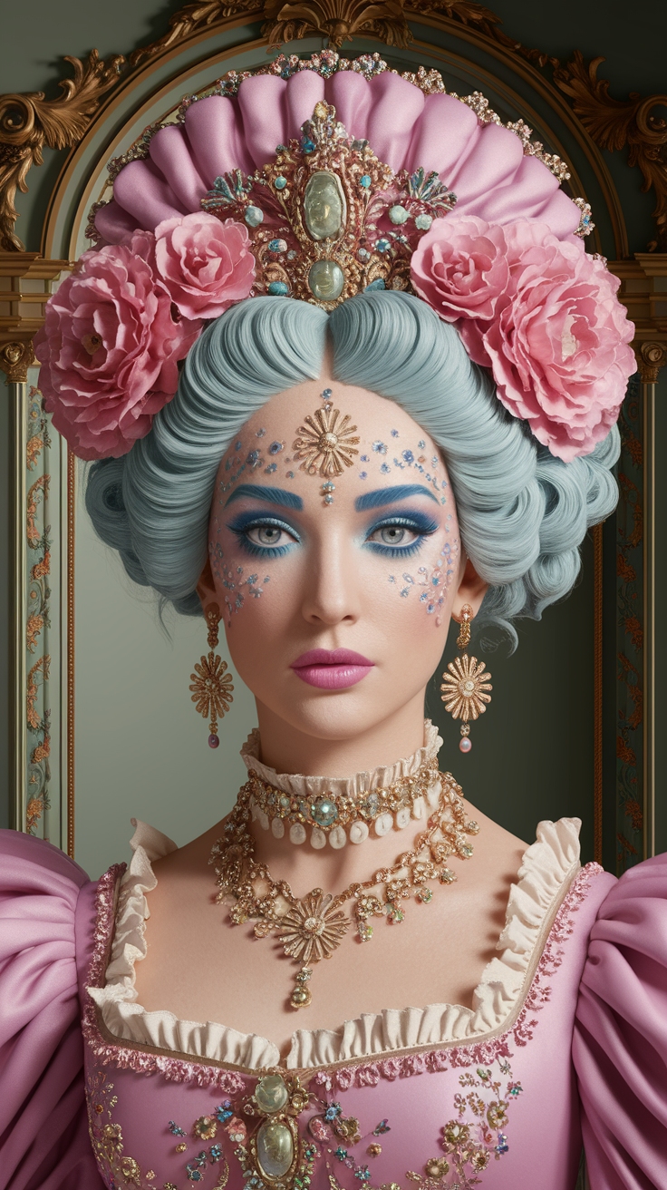 H2: How to Create Stunning Rococo Makeup Designs outfit idea