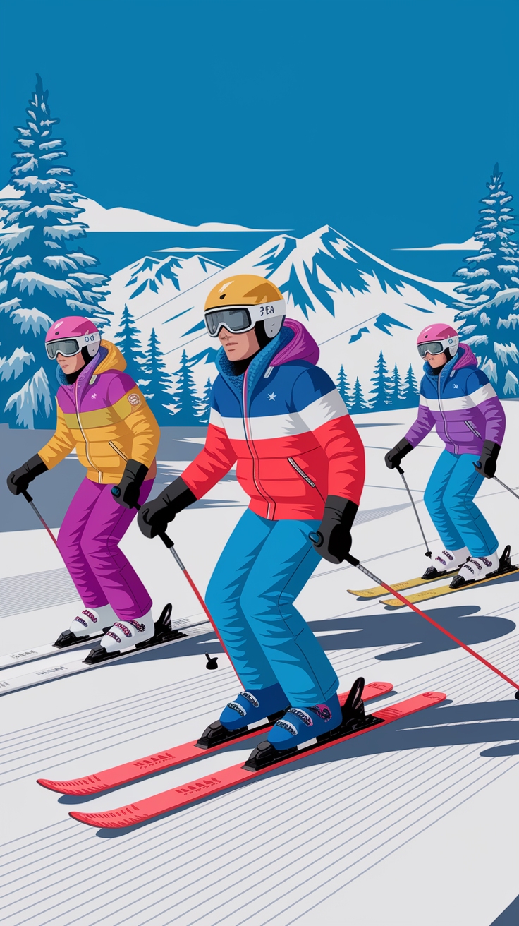 Skiing Aesthetic Outfits to Slay on the Slopes outfit idea