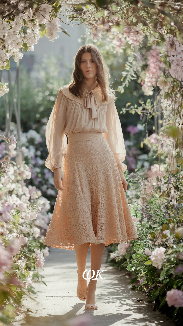Skirt Lace Outfit: How to Style Lace for Any Event outfit idea