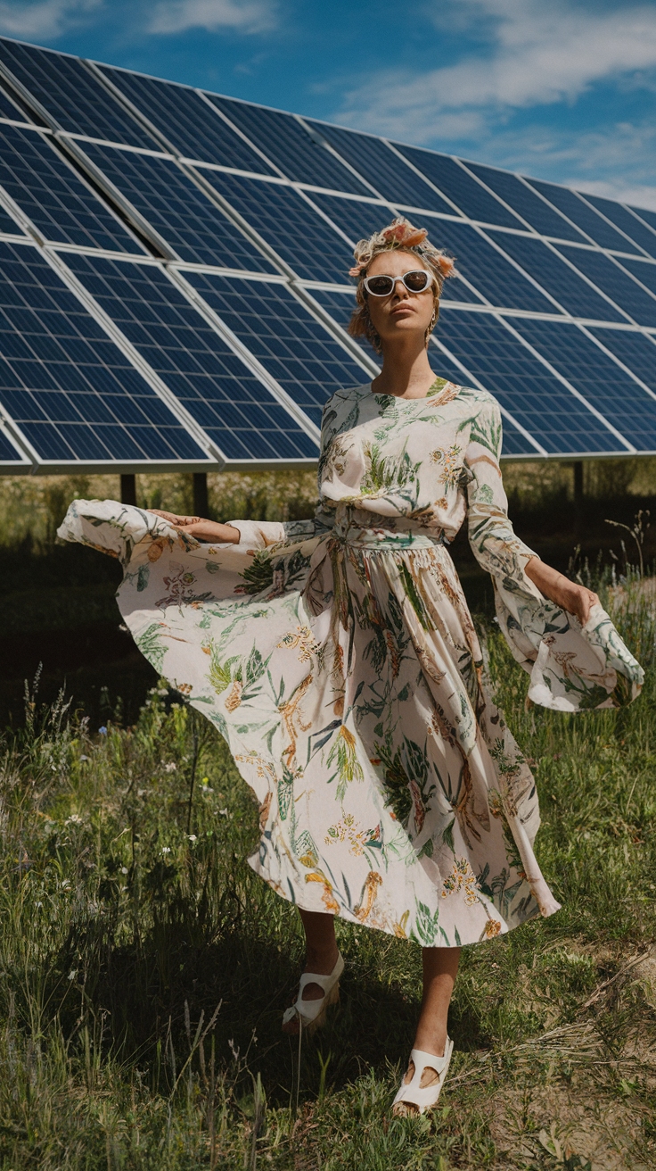 Exploring Solar Punk Aesthetic Fashion Trends outfit idea