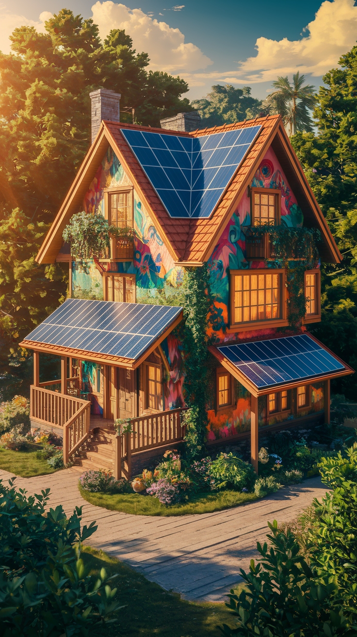 Unveiling the Solarpunk House: A Sustainable Dream outfit idea