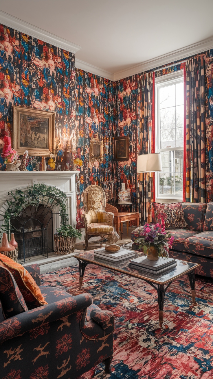 Vintage Eclectic Maximalism: Embrace Bold Design Choices outfit idea