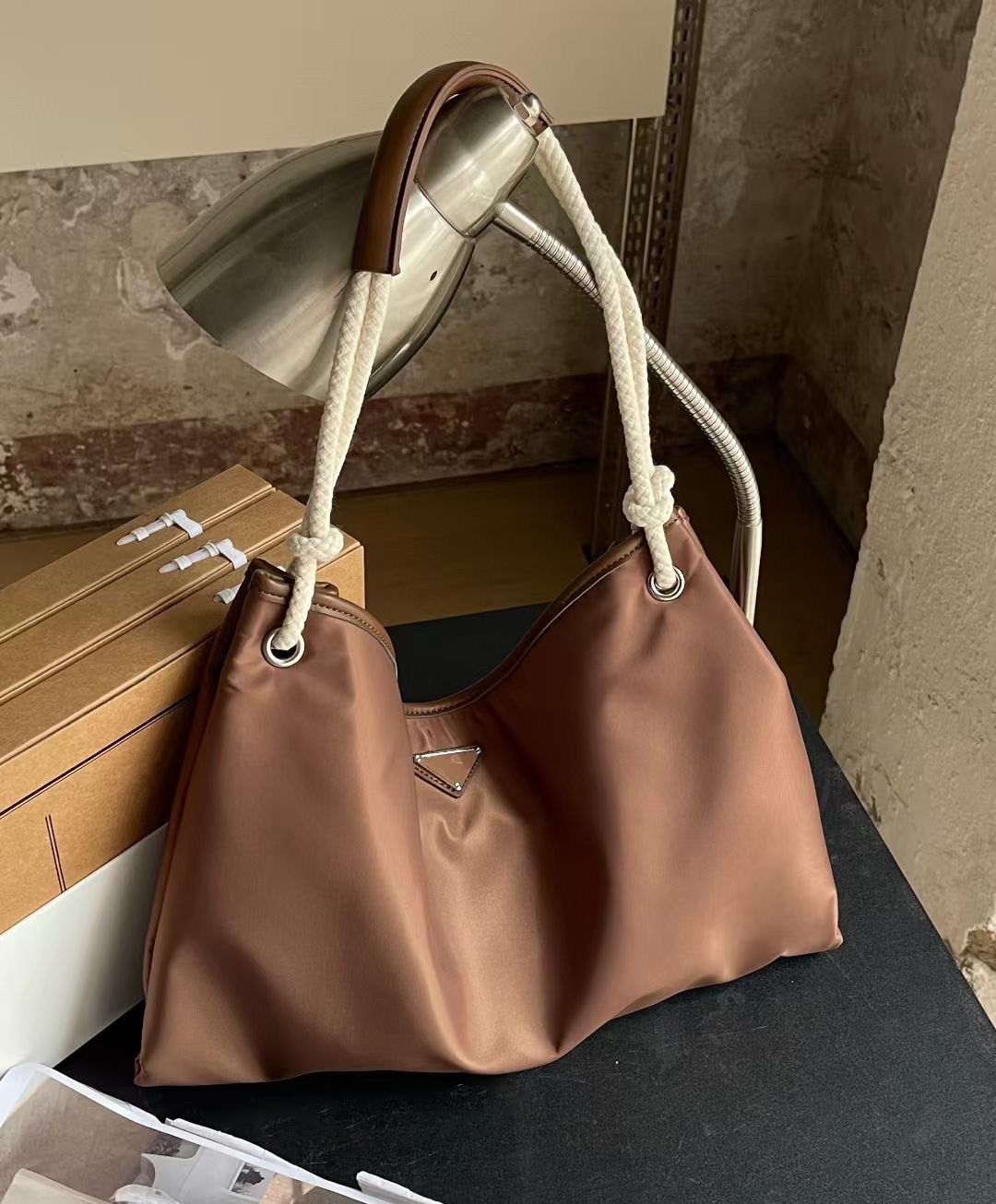 2025 Nylon Minimalist Design Tote Bag - Versatile Commuter Shoulder Bag for Women, Trendy Influencer Style