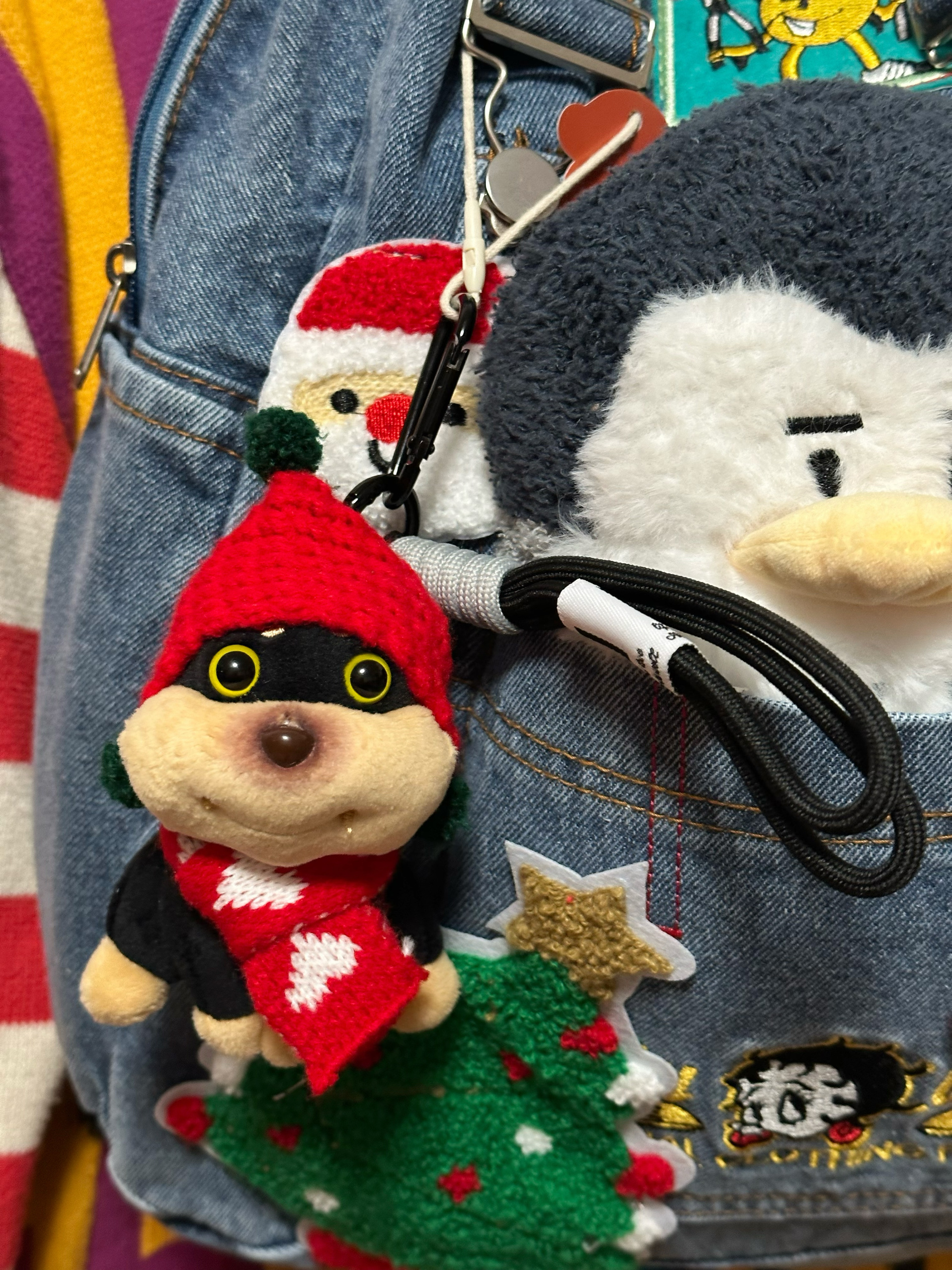 Bee Puppy Plush Bag Pendant - Cute Doll Keychain for Girls, Small Toy Backpack Decoration, Perfect Couple Gift