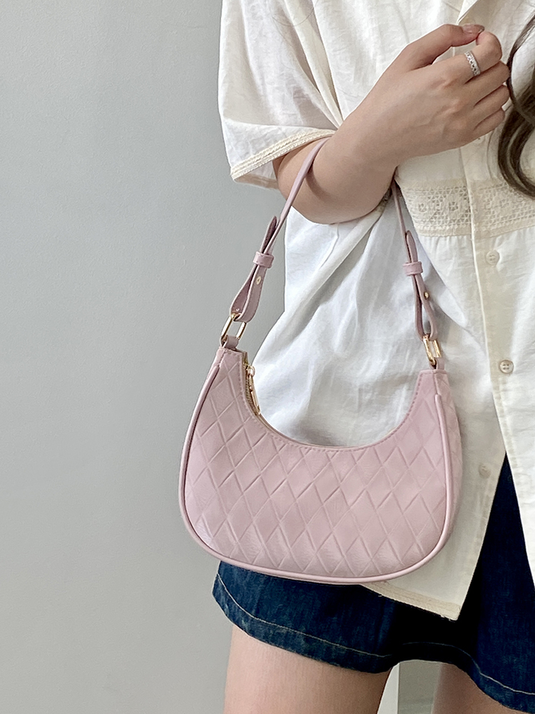 High-End Women's Crescent Bag - Niche Design Underarm Handbag, Small Crossbody for 2025 Fashion