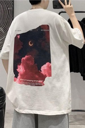 Quick Outfits, Modest Fashion Outfits Ideas Aesthetic Sky Tee