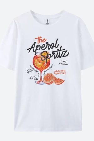 Quick Outfits, Modest Fashion Outfits Ideas Aperol Spritz Tee