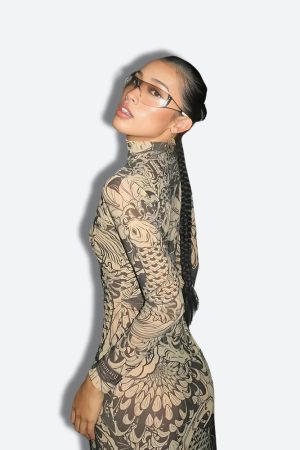 Quick Outfits, Modest Fashion Outfits Ideas Baddie Tattoo Maxi Dress