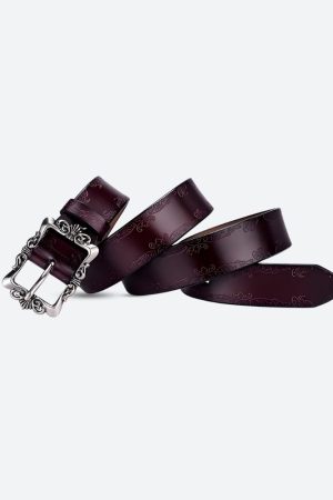 Quick Outfits, Modest Fashion Outfits Ideas Baroque Faux Leather Belt