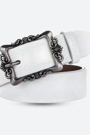 Quick Outfits, Modest Fashion Outfits Ideas Baroque Faux Leather Belt