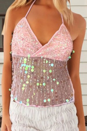 Quick Outfits, Modest Fashion Outfits Ideas Beaded Backless Top