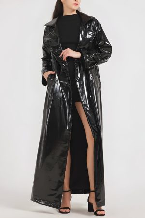 Quick Outfits, Modest Fashion Outfits Ideas Black Trench Coat