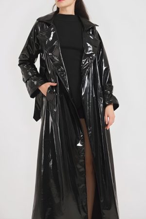 Quick Outfits, Modest Fashion Outfits Ideas Black Trench Coat