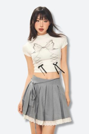 Quick Outfits, Modest Fashion Outfits Ideas Butterfly Crop Top