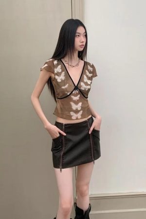 Quick Outfits, Modest Fashion Outfits Ideas Butterfly Top