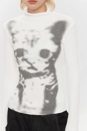 Quick Outfits, Modest Fashion Outfits Ideas Cat High Neck Top
