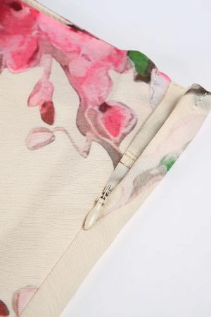 Quick Outfits, Modest Fashion Outfits Ideas Cottagecore Floral Layered Midi Skirt
