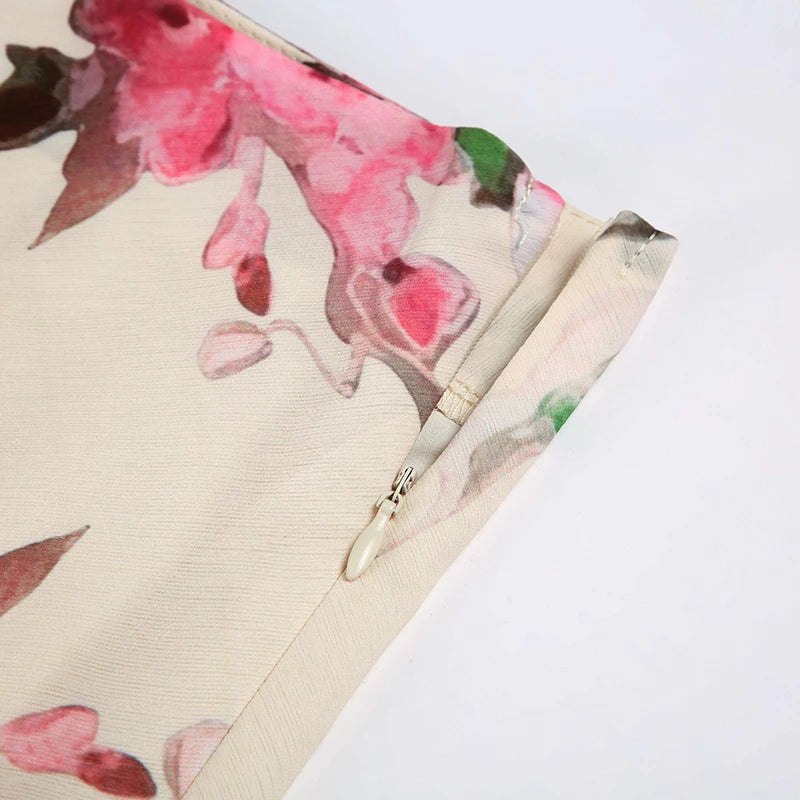 Quick Outfits, Modest Fashion Outfits Ideas Cottagecore Floral Layered Midi Skirt