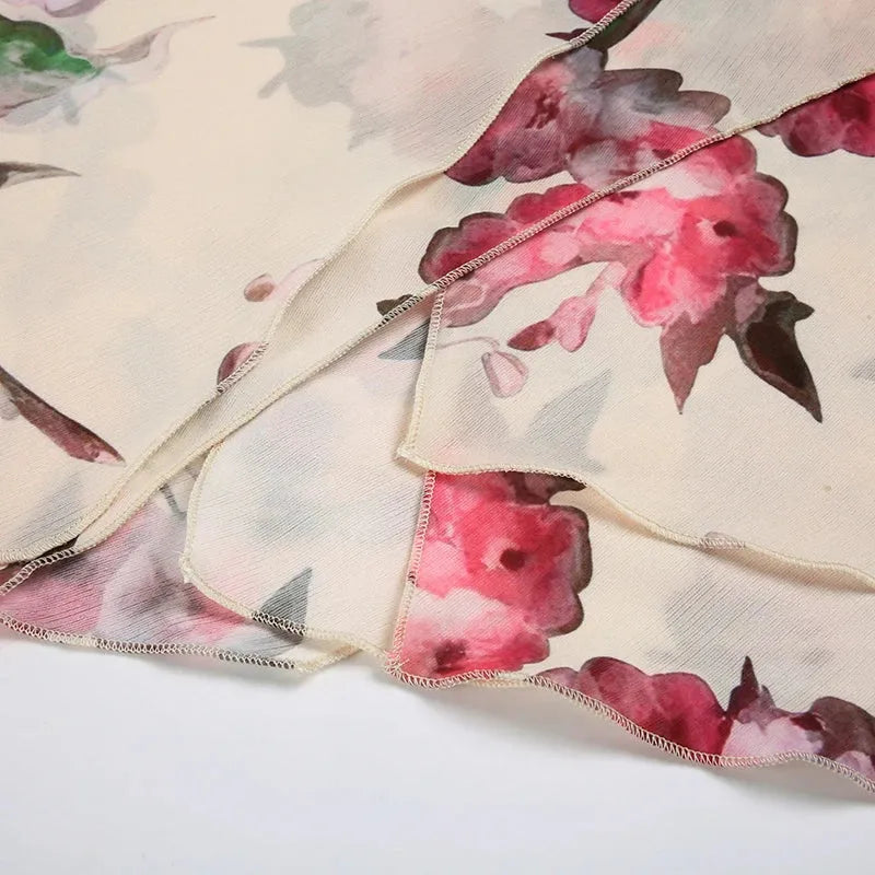 Quick Outfits, Modest Fashion Outfits Ideas Cottagecore Floral Layered Midi Skirt