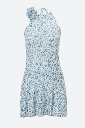 Quick Outfits, Modest Fashion Outfits Ideas Cottagecore Floral Ruffled Mini Dress