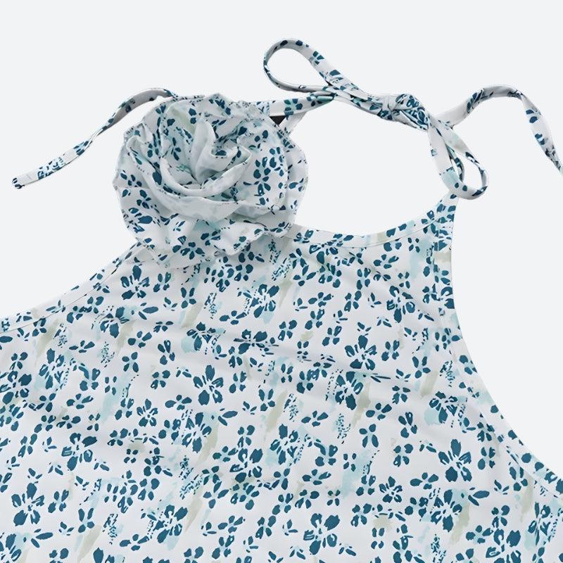 Quick Outfits, Modest Fashion Outfits Ideas Cottagecore Floral Ruffled Mini Dress