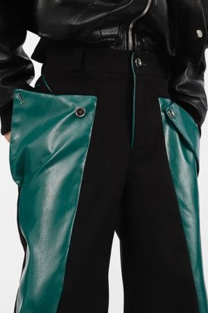 Quick Outfits, Modest Fashion Outfits Ideas Cyberpunk Faux Leather Pants