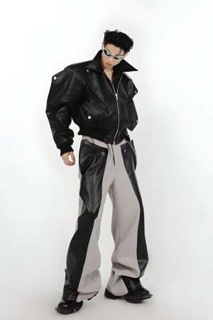 Quick Outfits, Modest Fashion Outfits Ideas Cyberpunk Faux Leather Pants