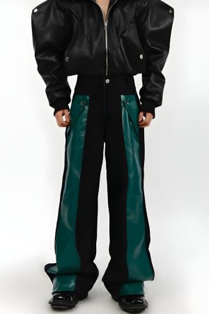 Quick Outfits, Modest Fashion Outfits Ideas Cyberpunk Faux Leather Pants