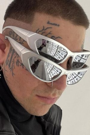 Quick Outfits, Modest Fashion Outfits Ideas Cyberpunk Rave On Cat Eye Sunglasses