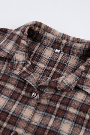 Quick Outfits, Modest Fashion Outfits Ideas Dark Academia Plaid Shirt