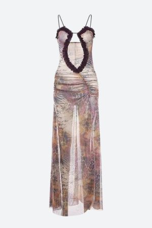 Quick Outfits, Modest Fashion Outfits Ideas Deep Plunge Slit Maxi Dress