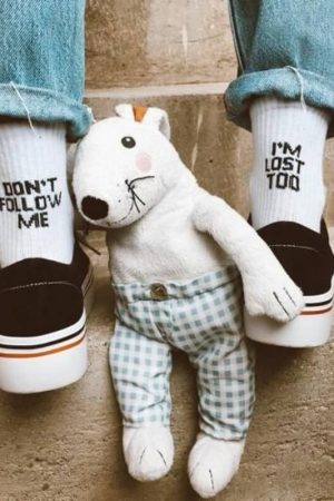 Quick Outfits, Modest Fashion Outfits Ideas Don't Follow Me I'm Lost Too Socks