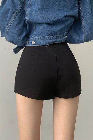 Quick Outfits, Modest Fashion Outfits Ideas Double Side Slit Mini Skort