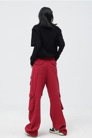 Quick Outfits, Modest Fashion Outfits Ideas Drawstring Belt Cargo Pants