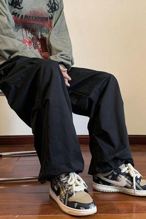 Quick Outfits, Modest Fashion Outfits Ideas Drawstring Cargo Pants