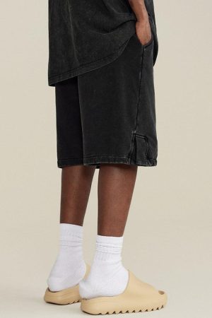 Quick Outfits, Modest Fashion Outfits Ideas Drawstring Waist Loose Shorts