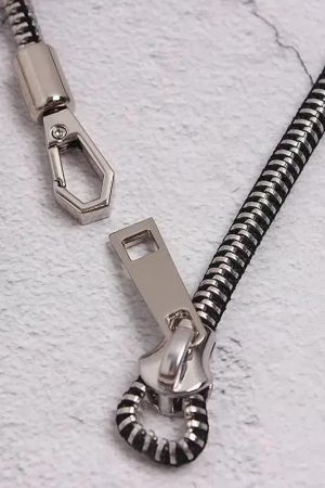 Quick Outfits, Modest Fashion Outfits Ideas Edgy Adjustable Zipper Necklace