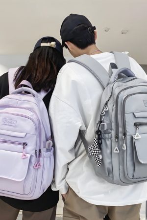 Quick Outfits, Modest Fashion Outfits Ideas Extra Pockets Large School Backpack