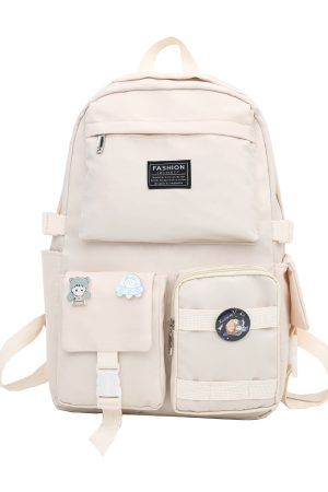 Quick Outfits, Modest Fashion Outfits Ideas Extra Pockets Unisex School Backpack