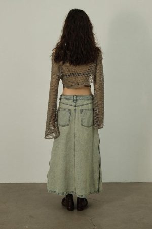 Quick Outfits, Modest Fashion Outfits Ideas Fishnet Crop Shrug Sweater