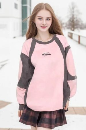 Quick Outfits, Modest Fashion Outfits Ideas Geometric Shaped Graystar Sweatshirt