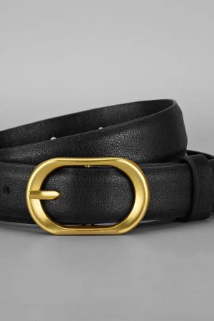 Quick Outfits, Modest Fashion Outfits Ideas Golden Buckle Belt