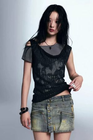 Quick Outfits, Modest Fashion Outfits Ideas Gothic Top