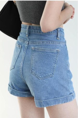 Quick Outfits, Modest Fashion Outfits Ideas Grunge Black Jean Shorts