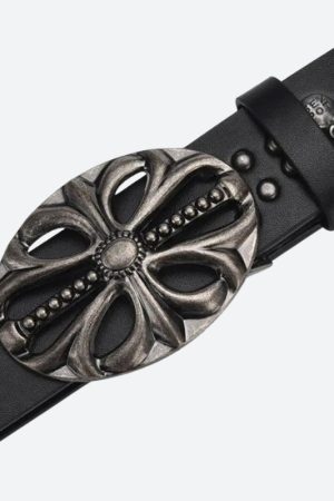 Quick Outfits, Modest Fashion Outfits Ideas Grunge Cross Buckle Belt