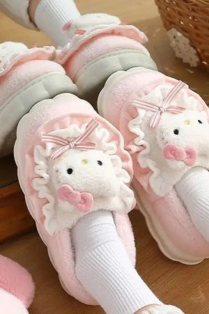 Quick Outfits, Modest Fashion Outfits Ideas Hello Kitty Slippers