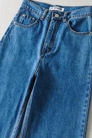 Quick Outfits, Modest Fashion Outfits Ideas High Waist Casual Washed Jeans