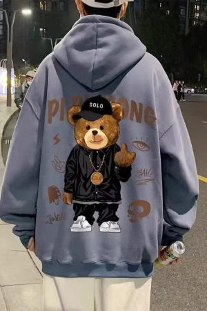 Quick Outfits, Modest Fashion Outfits Ideas Hip Hop Teddy Hoodie